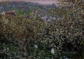 Vetheuil ciruelos en flor Claude Monet